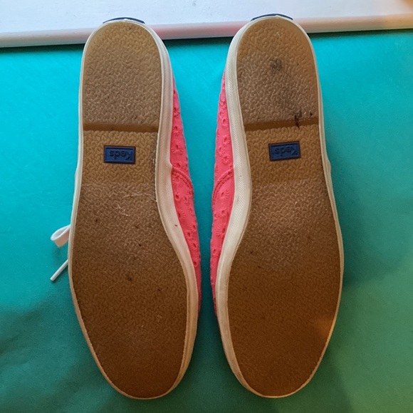 Keds Eyelet Coral Sneakers Size 10 - Picture 7 of 8